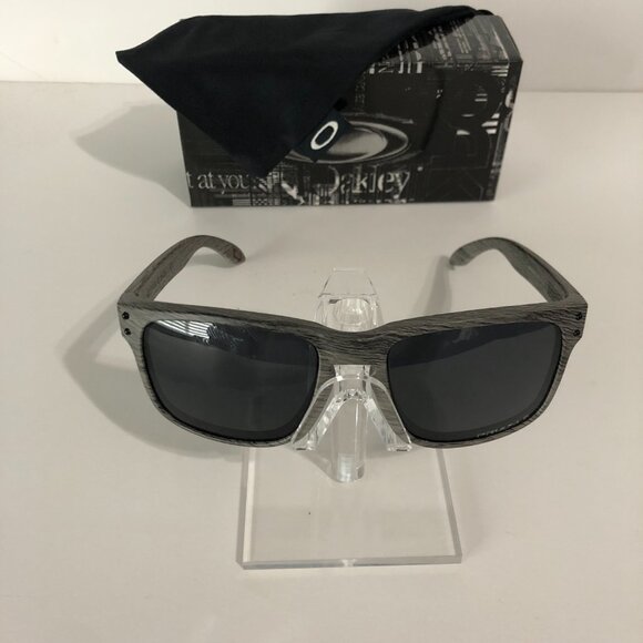 Woodgrain Prizm Polarized OAKLEY HOLBROOK Black Lenses 9102 - Picture 7 of 8